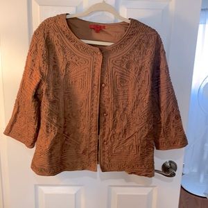 Lovely intricately created jacket.